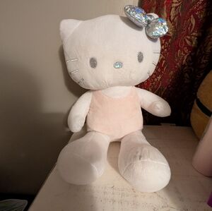 Build A Bear White glittery Hello Kitty New October 2022 release.